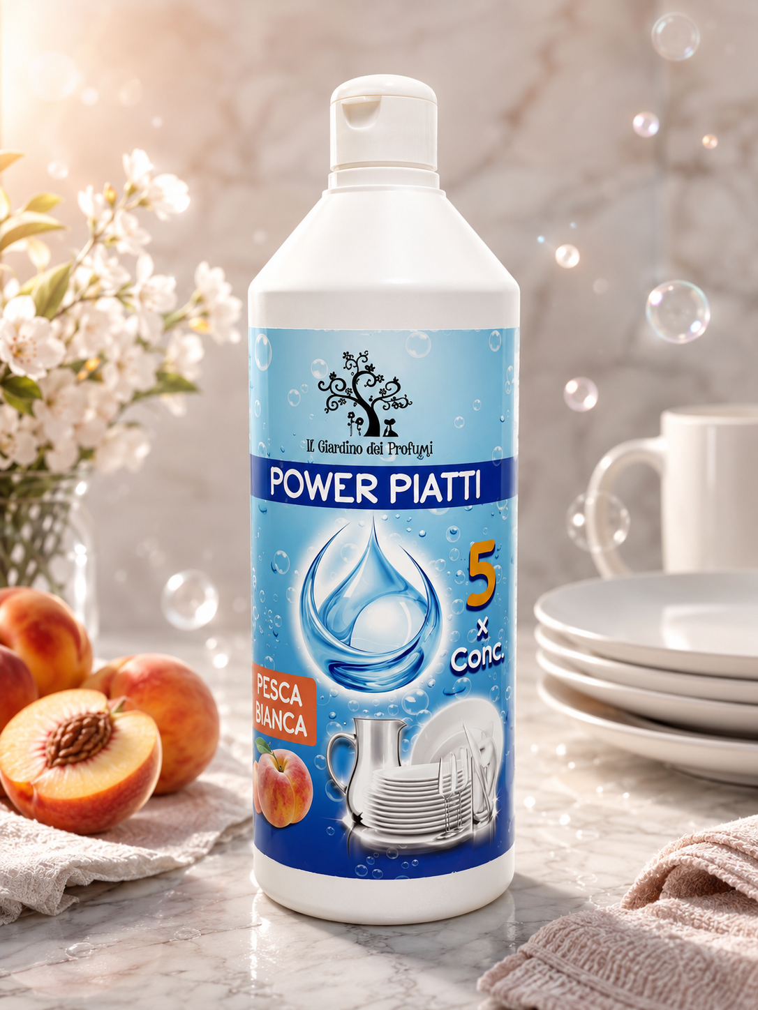 Detersivo piatti pesca